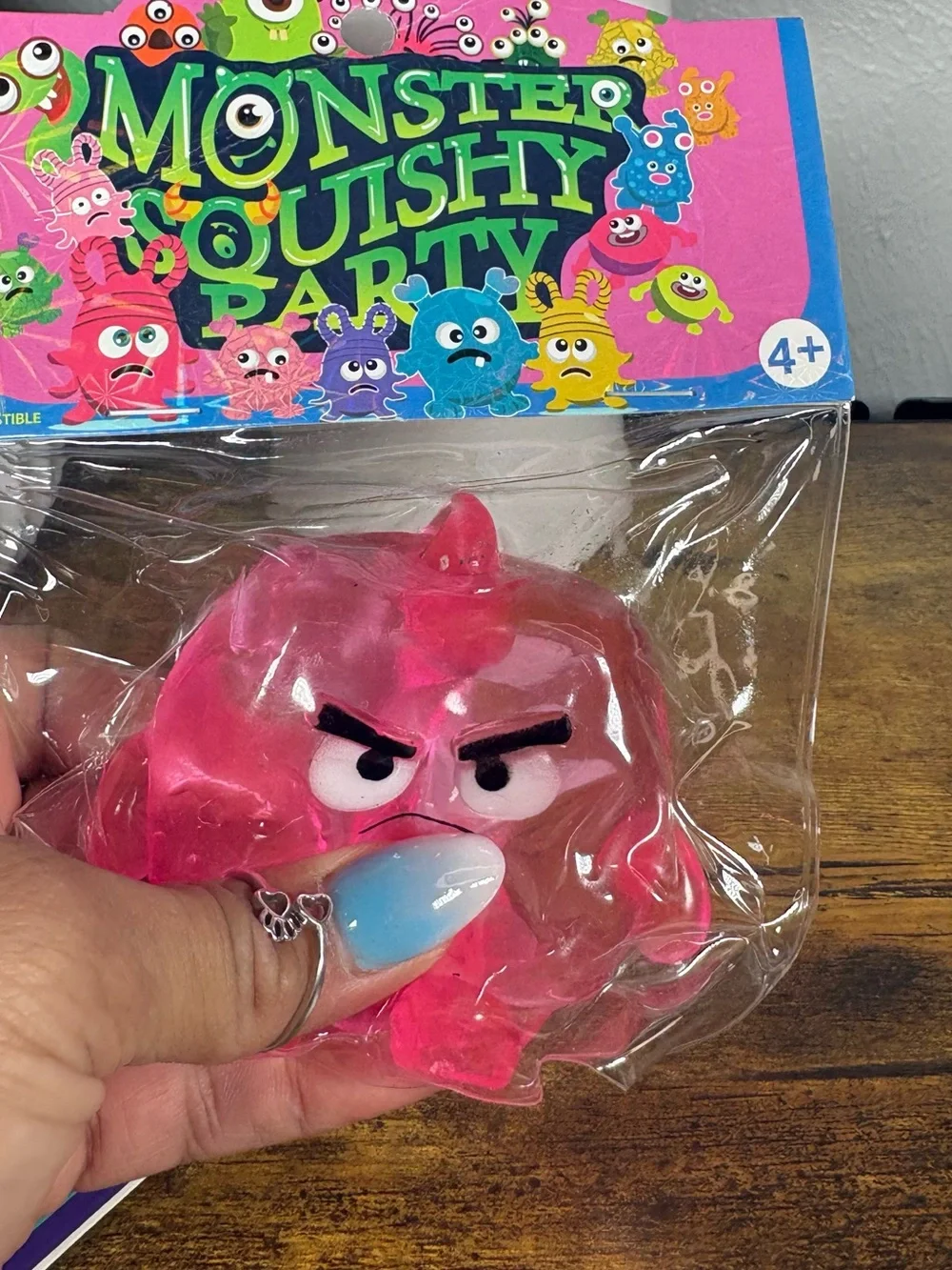 Orange & Pink Squishy Monsters (2-Pack)
